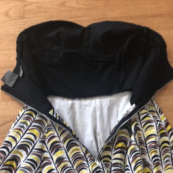 Anthropologie Girls From Savoy Strapless Midi Dress Cotton Sz 2 Special Occasion - Picture 10 of 16